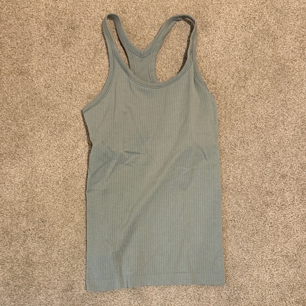 Lulu Lemon Women's Ribbed Tank Top - Gray